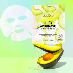 Avocado Soothing Face Mask 5 pack
